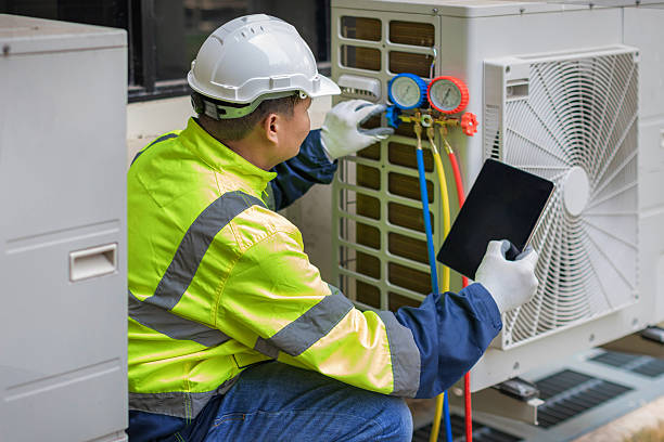 Professional Air Duct Cleaning technician working in Sagamore, MA
